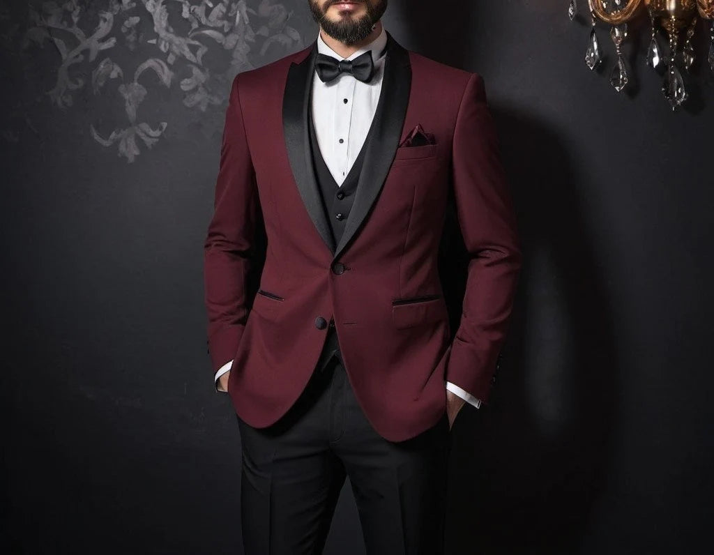 Redwine Tuxedo 3 Piece suit
